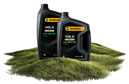 Botellas AMCO VOLO sobre césped